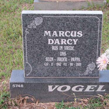 VOGEL Marcus D'Arcy 1962-2000