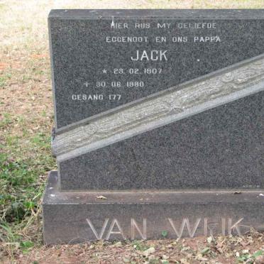 WIJK Jack, van 1907-1980