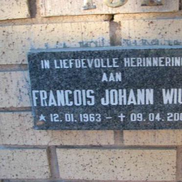 WIUM Francois Johann 1963-2001