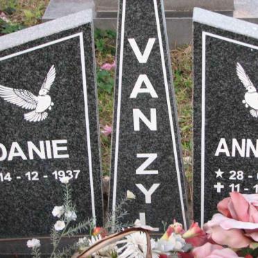 ZYL Danie, van 1937- &amp; Annatjie 1937-2003
