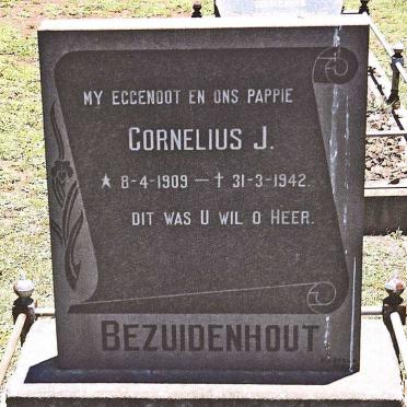 BEZUIDENHOUT Cornelius J. 1909-1942