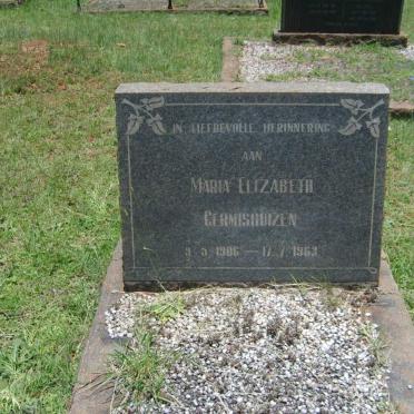 GERMISHUIZEN Maria Elizabeth 1906-1963