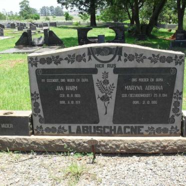 LABUSCHAGNE Jan Harm 1905-1971 &amp; Maryna Adriana BEZUIDENHOUT 1914-1986
