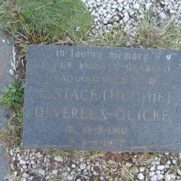 QUICKE Eustace, Devereux 1910-1977