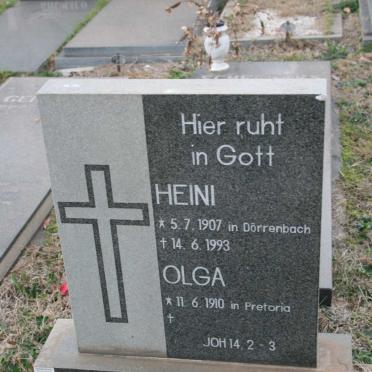 SONNENDECKER Heini 1907-1993 &amp; Olga 1910-