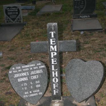 TEMPELHOFF Johannes Jacobus Böning 1931-1998