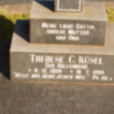 KUSEL Therese G. nee DOLLENBERG