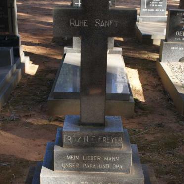 FREYER Fritz H.E. 1899-1971