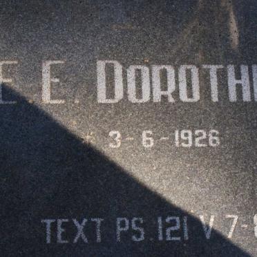 RABE E.E. Dorothea 1926-