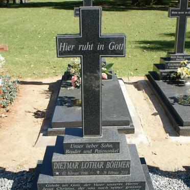 BÖHMER Dietmar Lothar 1986-2010