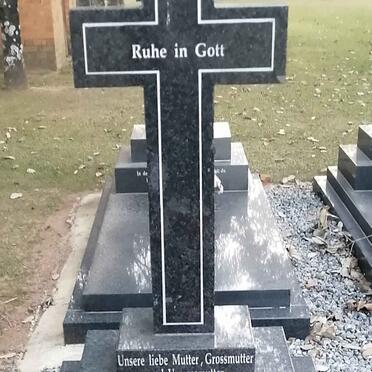 MEYER Marie E.V., RIESEBERG nee BORCHARD 1929-2018