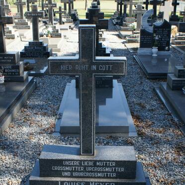 MEYER Louise nee STEFFEN 1892-1985