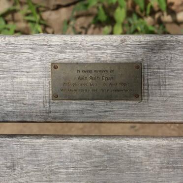 EGAN Avis Ruth 1927-2002