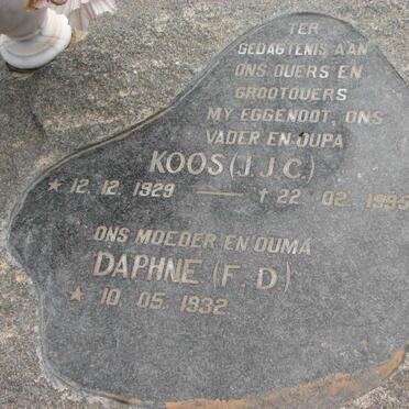 AUCAMP J.J.C. 1929-1995 &amp; F.D. 1932-