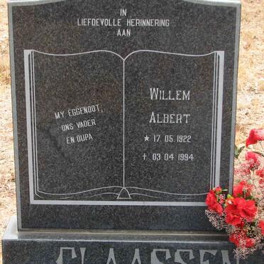 CLAASSEN Willem Albert 1922-1994