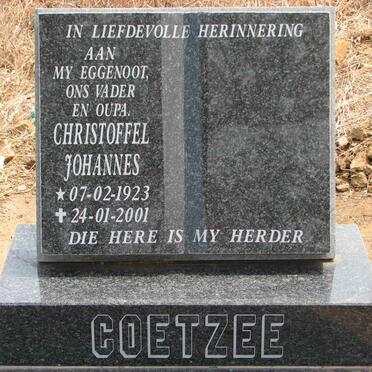 COETZEE Christoffel Johannes 1923-2001