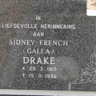 DRAKE Sidney French 1919-1986
