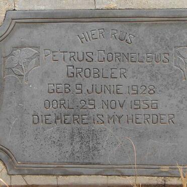 GROBLER Petrus Corneleus 1928-1956