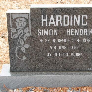 HARDING Simon Hendrik 1940-1976