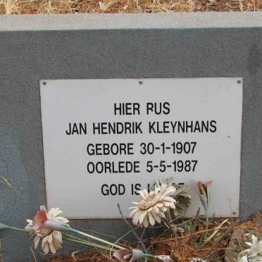 KLEYNHANS Jan Hendrik 1907-1987