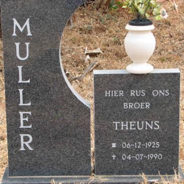 MULLER Theuns 1925-1990
