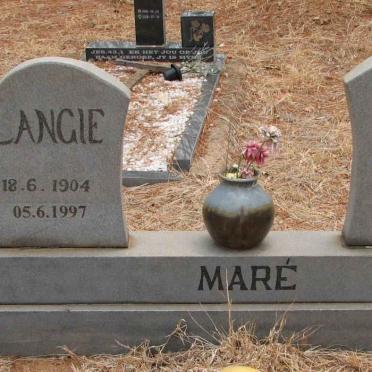 MARÉ Broer 1904-1985 &amp; Langie 1904-1997