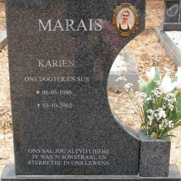 MARAIS Karien 1986-2002