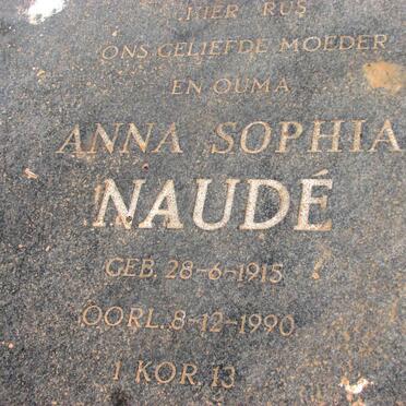 NAUDÉ Anna Sophia 1915-1990