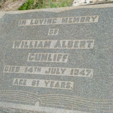 CUNLIFF William Albert -1947