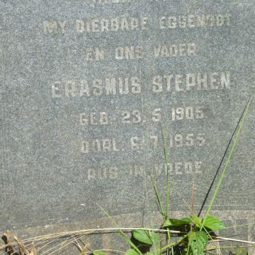 ERASMUS Stephen 1905-1955
