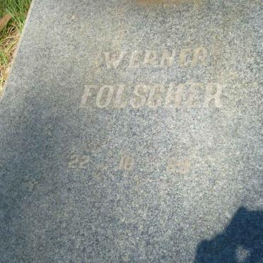 FOLSCHER Werner -1989