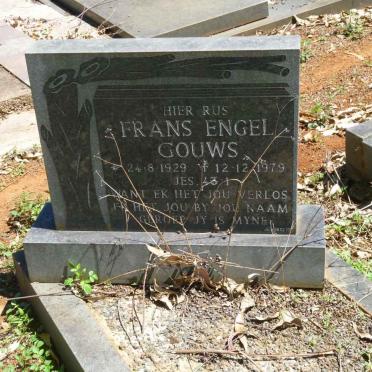 GOUWS Frans Engel 1929-1979