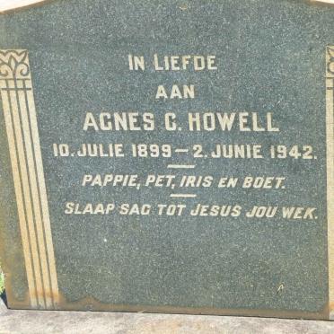 HOWELL Agnes C. 1899-1942