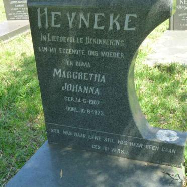 HEYNEKE Margretha Johanna 1907-1973