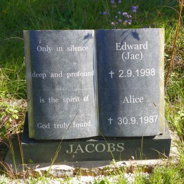 JACOBS Edward -1998 &amp; Alice -1987