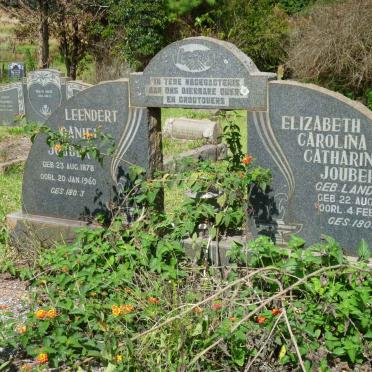 JOUBERT Leendert Daniel 1878-1960 &amp; Elizabeth Carolina Catharina LANDMAN 1874-1960 