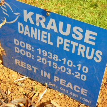 KRAUSE Daniel Petrus 1938-2015