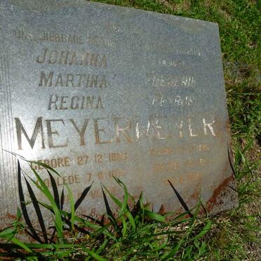 MEYER Frederik Petrus 1886-1967 &amp; Johanna Martina Regina 1896-1974