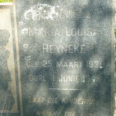 REYNEKE Maria Louisa 1938 -1946
