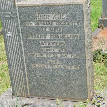 STEVENS Robert Cornelius 1876-1945