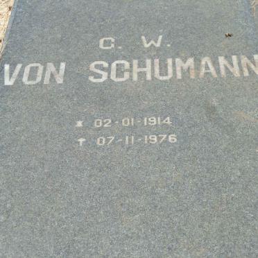 SCHUMANN G.W., von 1914-1976