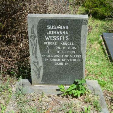 WESSELS Susarah Johanna nee KRUGEL 1905-1989