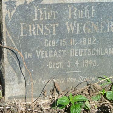 WEGNER Ernst 1882-1945