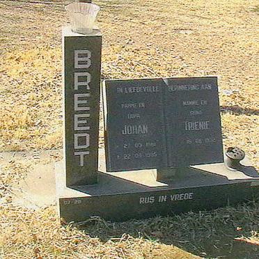 BREEDT Johan 19??-1995 &amp; Trienie 19??-