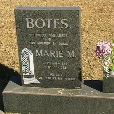 BOTES Marie M. 1920-1993