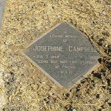 CAMPBELL Josephine 1942-1989