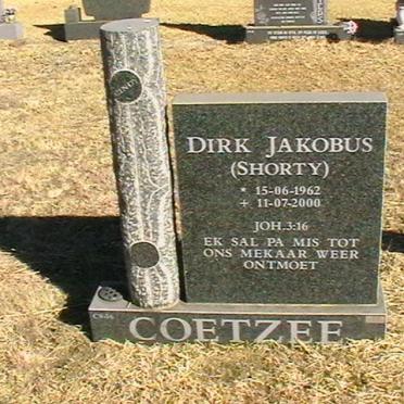 COETZEE Dirk Jakobus 1962-2000