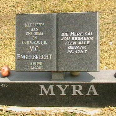 ENGELBRECHT M.C. 1910-2003