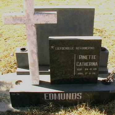 EDMUNDS Rinette Catherina 1949-1996