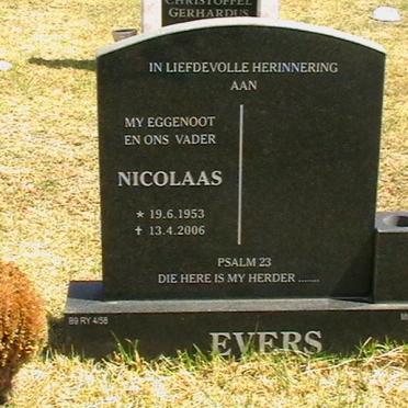 EVERS Nicolaas 1953-2006